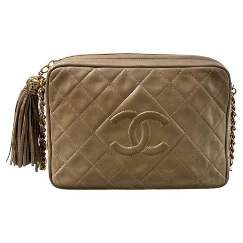 chanel camel bag|Chanel vintage camera bag beige.